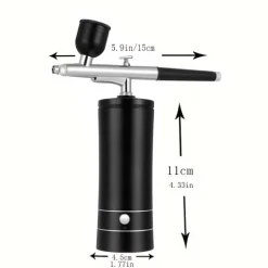 Aerograf bezprzewodowy airbrush 5V 1A 6W bateria 900mAh
