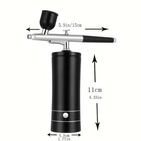 Aerograf bezprzewodowy airbrush 5V 1A 6W bateria 900mAh