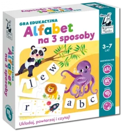 Alfabet na 3 sposoby. Gra edukacyjna Kapitan nauka