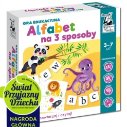 Alfabet na 3 sposoby. Gra edukacyjna Kapitan nauka