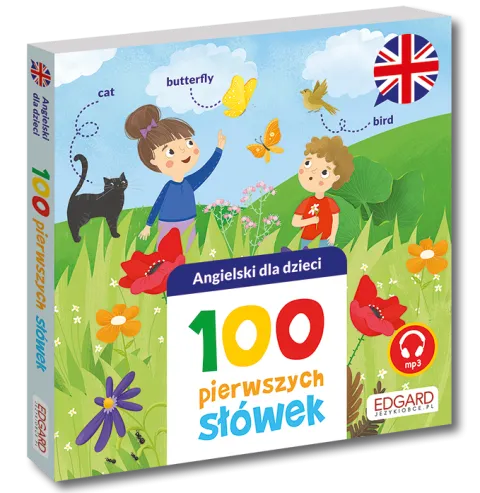 ANGIELSKI dla dzieci 100 pierwszych słówek Książka obrazkowa