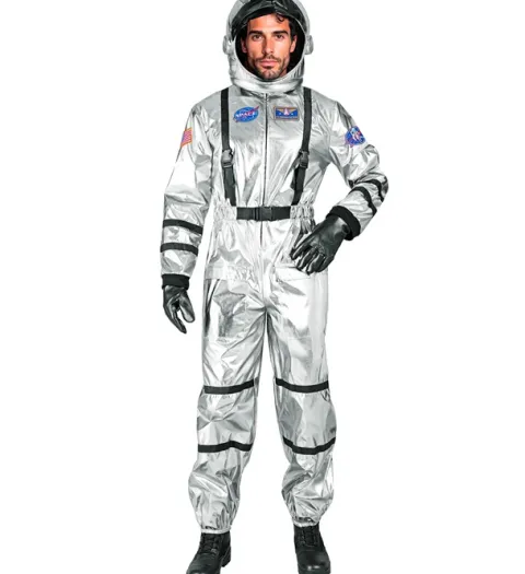 Astronauta srebrny strój dla dorosłych