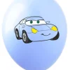 Auta, Cars balony gumowe z nadrukiem 10 szt. mix