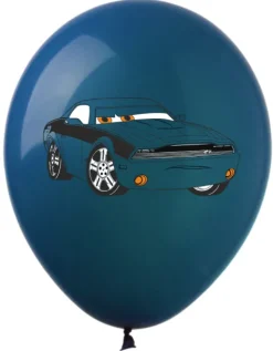 Auta, Cars balony gumowe z nadrukiem 10 szt. mix