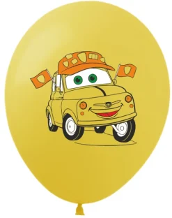 Auta, Cars balony gumowe z nadrukiem 10 szt. mix