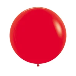 Balon 24 cale Sempertex Solid 1 szt. Red