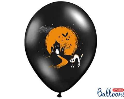 Balon 12 cali 1 szt Duszek - dwustronny nadruk