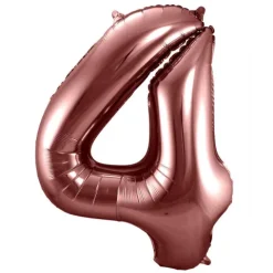 BALON foliowy CYFRA 86 cm Chocolate BRĄZOWA