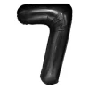 BALON foliowy CYFRA 100 cm CZARNA