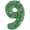 BALON foliowy CYFRA 86 cm Jungle Vibe