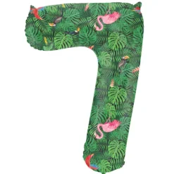 BALON foliowy CYFRA 86 cm Jungle Vibe
