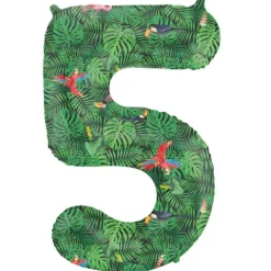 BALON foliowy CYFRA 86 cm Jungle Vibe