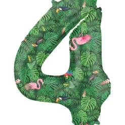 BALON foliowy CYFRA 86 cm Jungle Vibe