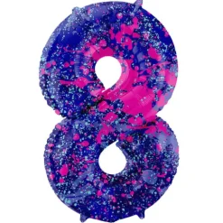 BALON foliowy CYFRA 86 cm Paint Splash