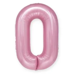 BALON foliowy CYFRA 100 cm RÓŻOWA