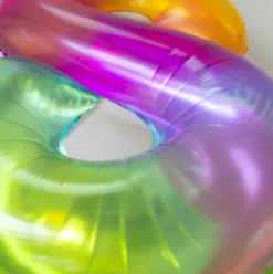 BALON foliowy CYFRA 100 cm TĘCZOWA