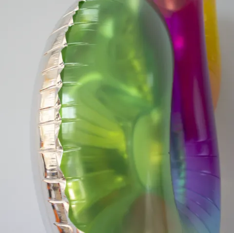 BALON foliowy CYFRA 100 cm TĘCZOWA