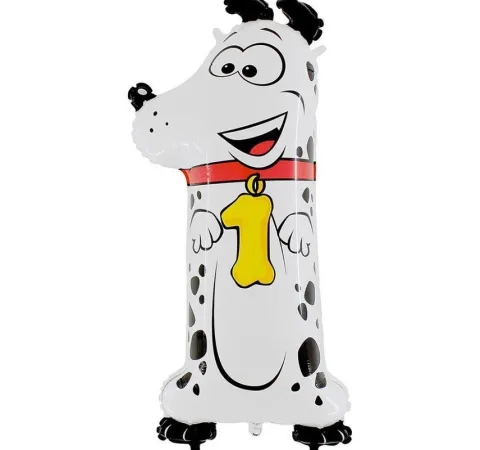 BALON foliowy CYFRA Animal Zwierzaki dla dzieci 100 cm
