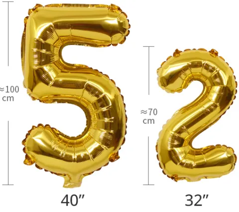 Balon foliowy CYFRA ciasteczko donut 40" 85 cm