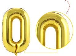Balon foliowy CYFRA ZŁOTA 32