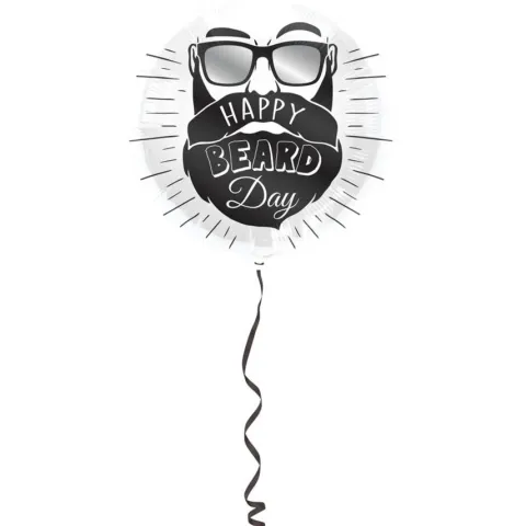 Balon foliowy Happy Beard Day 45 cm