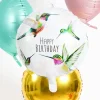 Balon foliowy Happy Birthday Koliber 45 cm
