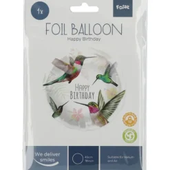 Balon foliowy Happy Birthday Koliber 45 cm