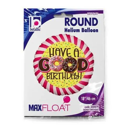 Balon foliowy Have a good birthday Donut 18"