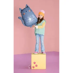 Balon foliowy Kotek szary 49 x 69 cm