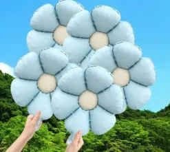 BALON FOLIOWY kwiatek niebieski na powietrze 47,5 x 59,5 cm