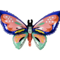 Balon foliowy motyl kolorowy 88 x 54 cm