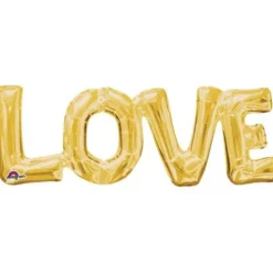 Balon foliowy Napis LOVE złoty Anagram