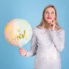 Balon foliowy okrągły Boy or Girl 35 cm
