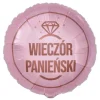 Balon foliowy różowy WIECZÓR PANIEŃSKI 18 cali