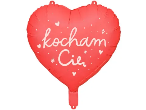 Balon foliowy serce "Kocham Cię" 45 cm