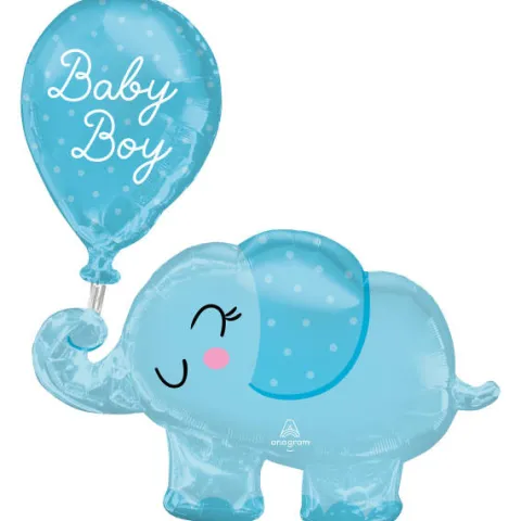 Balon foliowy Słonik Baby Shower 78 cm 31 cali Anagram