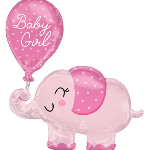 Balon foliowy Słonik Baby Shower 78 cm 31 cali Anagram