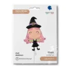 Balon foliowy UROCZA CZAROWNICA 84 cm Halloween