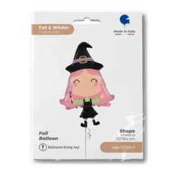 Balon foliowy UROCZA CZAROWNICA 84 cm Halloween