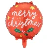 Balon foliowy świąteczny czerwony Merry Christmas 45 cm