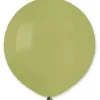 Balon Gemar jednokolorowy 19 cali 50 szt. Oliwka