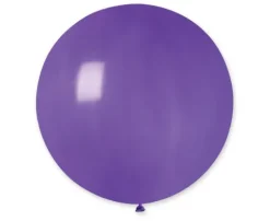 Balon Gemar jednokolorowy 19 cali 25 szt. Fioletowy