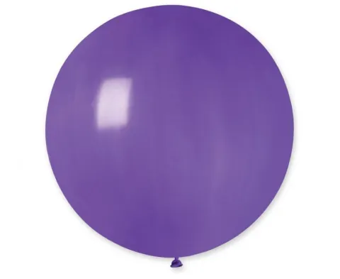 Balon Gemar jednokolorowy 19 cali 25 szt. Fioletowy