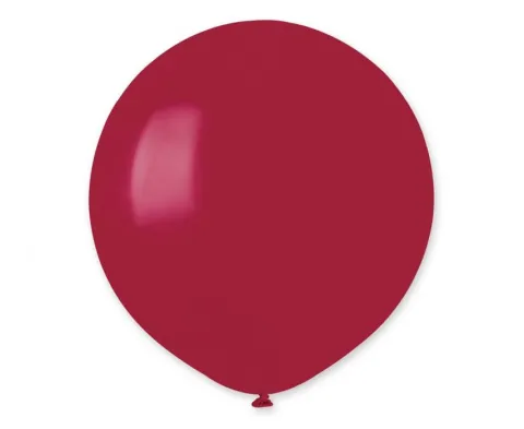 Balon Gemar jednokolorowy 19 cali 25 szt. Burgund