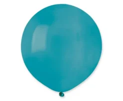Balon Gemar jednokolorowy 19 cali 25 szt. Turkusowy
