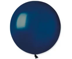 Balon Gemar jednokolorowy 19 cali 25 szt. Navy Granatowy