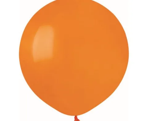 Balon Gemar jednokolorowy 19 cali 50 szt. Pomarańczowy