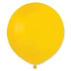Balon Gemar jednokolorowy 19 cali 25 szt. żółty
