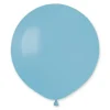 Balon Gemar jednokolorowy 19 cali 25 szt. jasnoniebieski Baby Blue