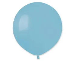 Balon Gemar jednokolorowy 19 cali 25 szt. jasnoniebieski Baby Blue